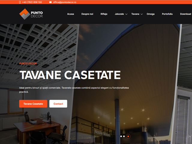 Site de prezentare puntodecor.ro realizat de Advantage Seosem