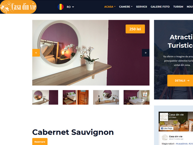 Site casadinvie.ro realizat de Advantage Seosem