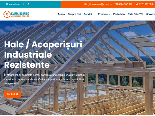 Site de prezentare evima.ro realizat de Advantage Seosem