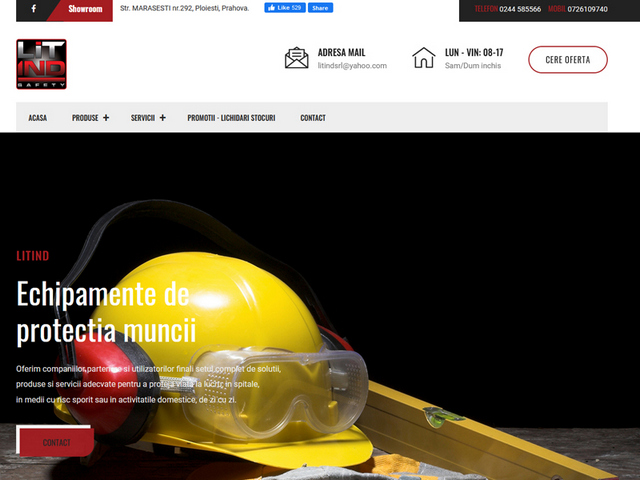 Site litind.ro realizat de Advantage Seosem