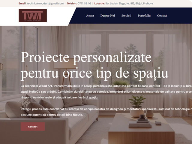 Site de prezentare twart.ro realizat de Advantage Seosem
