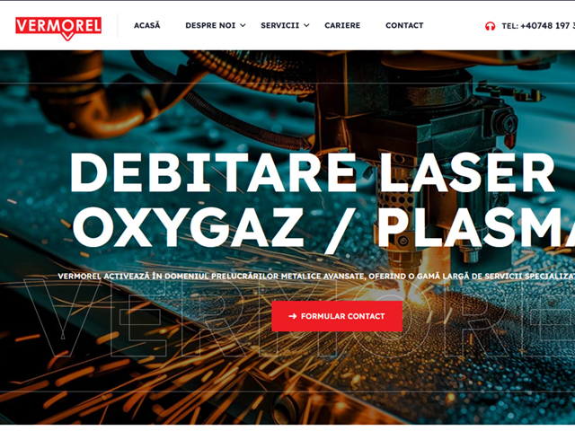 Site vermorel.ro realizat de Advantage Seosem