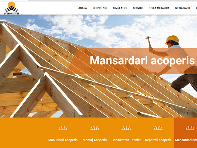 Site i-vision.ro realizat de Advantage Seosem